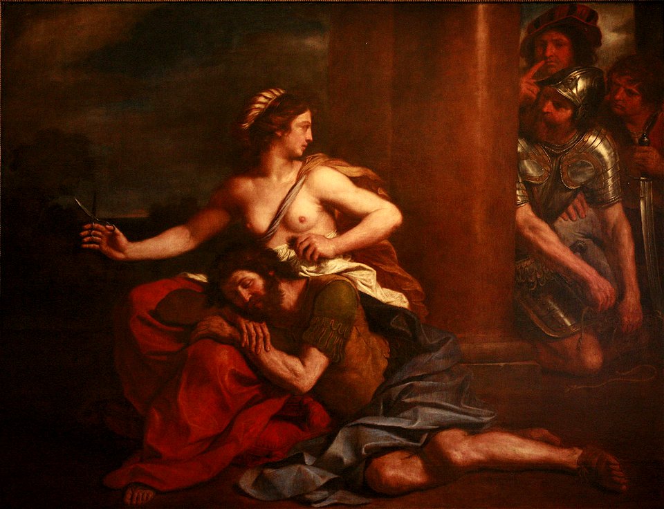 Guercino - Samson and Delilah, Musée des Beaux-Arts de Strasbourg