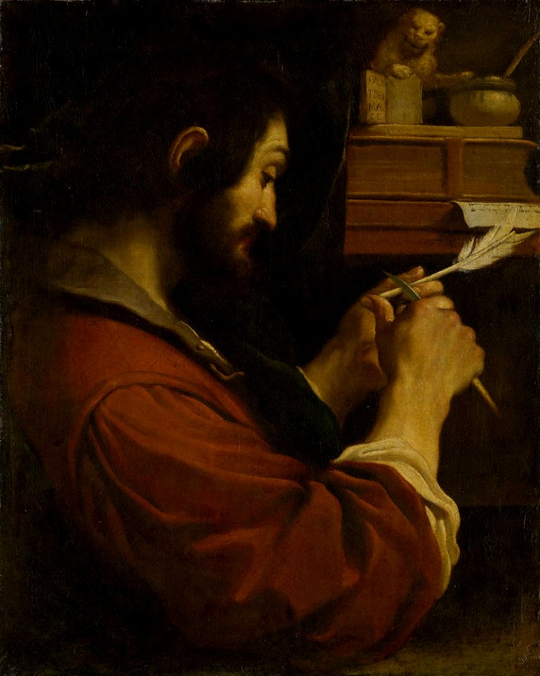 Guercino - Der Evangelist Markus, Um 1615