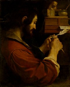 Guercino - Der Evangelist Markus, Um 1615