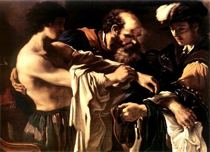 Guercino - Return of the Prodigal Son - WGA10930. Free illustration for personal and commercial use.