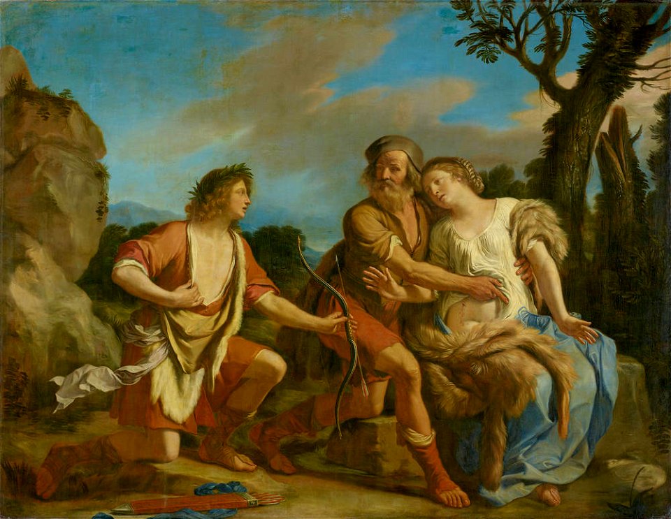 Guercino - Dorinda, Silvio und Linco, Um 1647