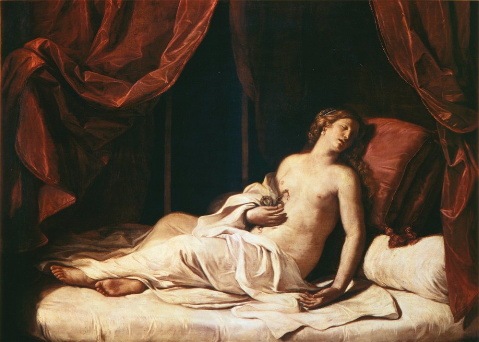 Giovanni Francesco Barbieri - The Death of Cleopatra (1648)