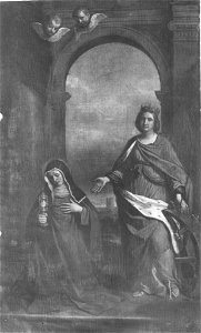 Guercino - Le Sante Chiara e Caterina, 1658