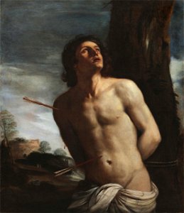 Guercino (Giovanni Francesco Barbieri) - Saint Sebastian - L.2015.63 - Princeton University Art Museum