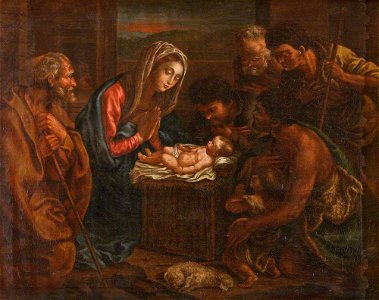 Guido Reni (1575-1642) (after) - The Adoration of the Shepherds - 1151387 - National Trust