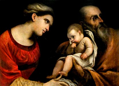 Guercino - Sacra Famiglia, 1615-1620