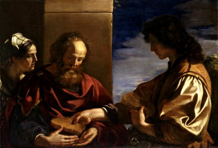 Guercino - Samson Bringing Honey to His Parents, ca. 1625-26