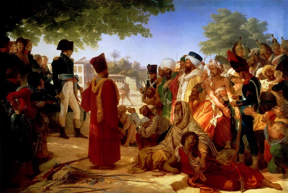 Pierre-Narcisse Guérin - Bonaparte fait grace aux revolutes du Caire 23. Octobre 1798