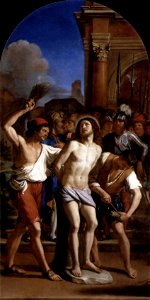 Guercino - The Flagellation of Christ - WGA10956. Free illustration for personal and commercial use.