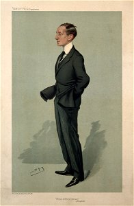 Guglielmo, Marchese Marconi. Colour lithograph by Sir L. War Wellcome V0003849
