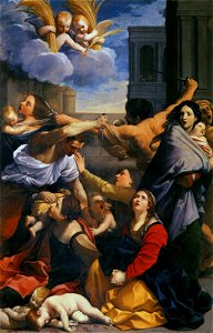 Guido Reni - Massacre of the Innocents. Free illustration for personal and commercial use.