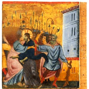 Guido Da Siena - Kiss of Judas - WGA10987. Free illustration for personal and commercial use.