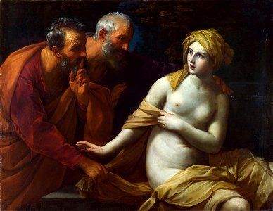 Guido Reni - Susanna and the Elders - WGA19296. Free illustration for personal and commercial use.