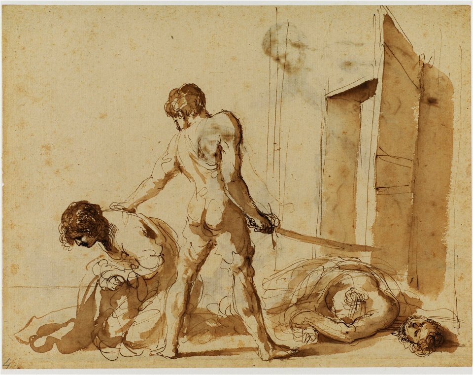 Guercino - Martirio dei Santi Giovanni e Paolo