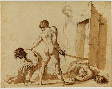 Guercino - Martirio dei Santi Giovanni e Paolo
