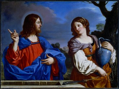 Guercino - Cristo e la Samaritana (1647)