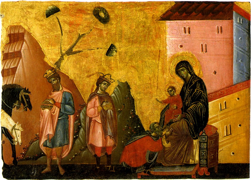 Guido da siena, adorazione dei magi