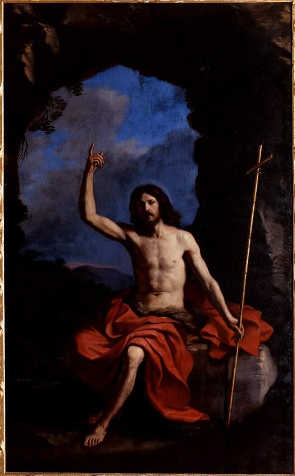 Guercino, San Giovanni Battista nel deserto, 1650