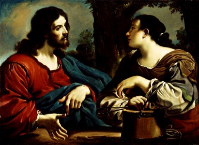 Guercino - Cristo e la Samaritana (1620)