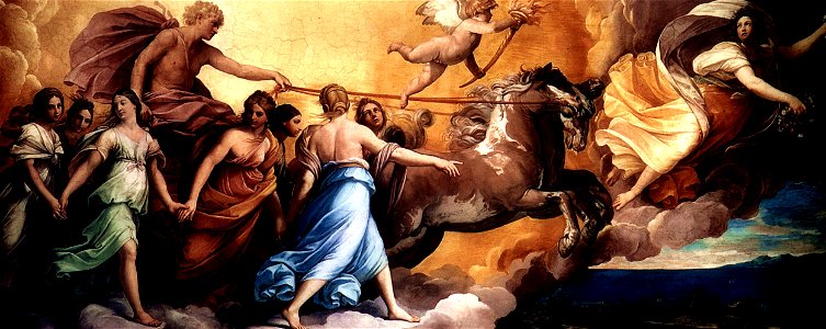 Guido Reni - L'Aurora di Guido Reni nelle arti decorative. Free illustration for personal and commercial use.