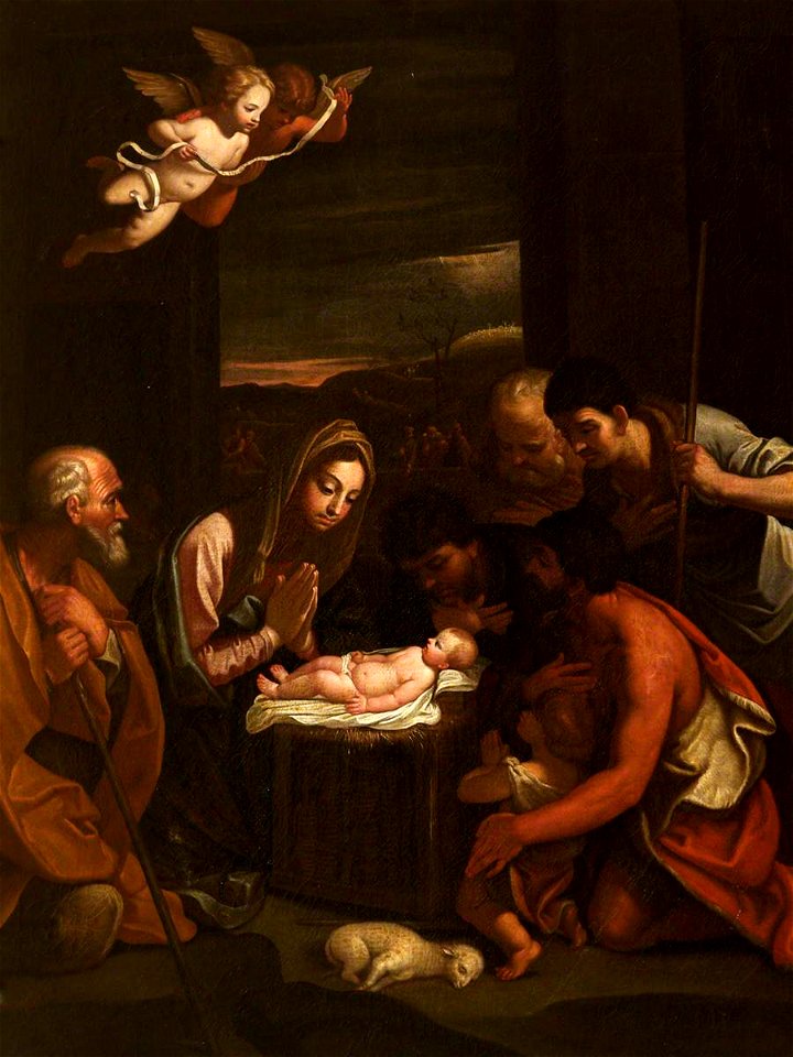 Guido Reni (1575-1642) (after) - The Adoration of the Shepherds - 1257096 - National Trust