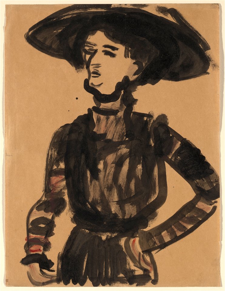 GUGG Woman with Black Hat