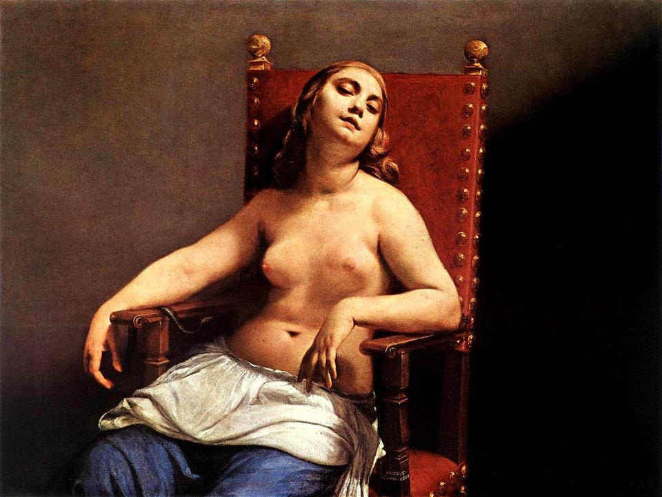 Guido Cagnacci - The Death of Cleopatra - WGA3757