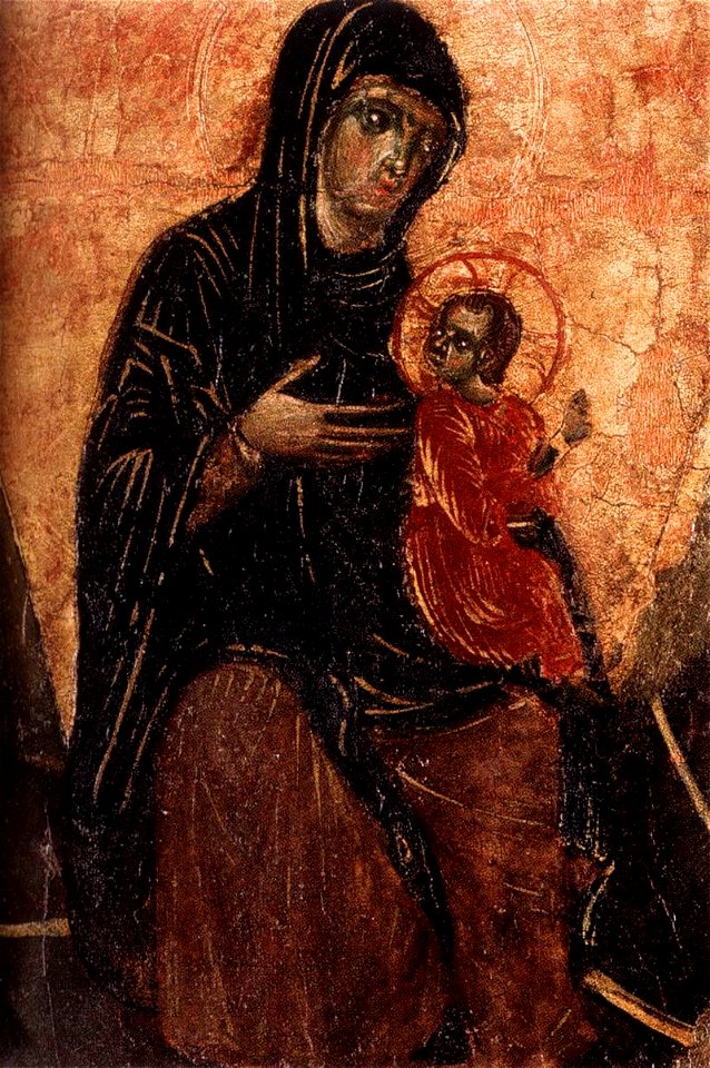 Guido Da Siena - Flight into Egypt (detail) - WGA10985