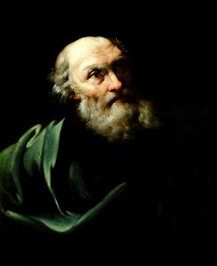 Guido Reni (1575-1642) (style of) - Saint Peter - 959451 - National Trust. Free illustration for personal and commercial use.