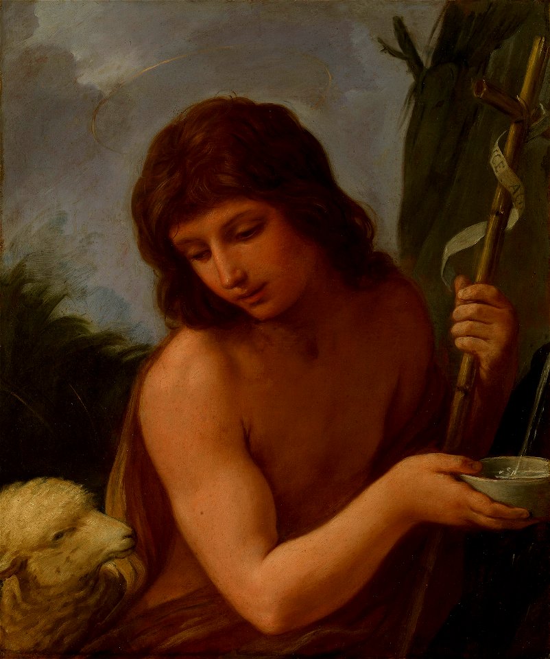 Guido Reni (Bologna 1575-Bologna 1642) - Saint John the Baptist in the Desert - RCIN 406111 - Royal Collection