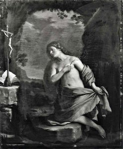 Guercino, bottega - Santa Maria Maddalena penitente nel deserto, Asta Christie's