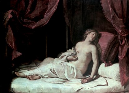 Guercino (Giovan Francesco Barbieri) - Death of Cleopatra - Google Art Project