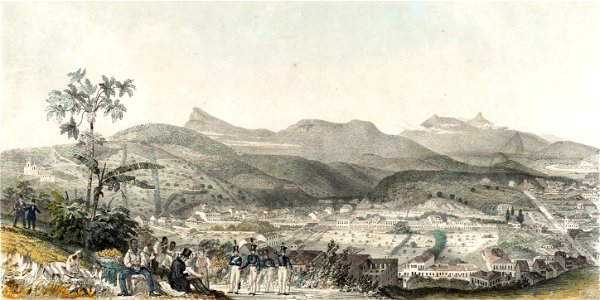 Guilherme Briggs - Panorama da cidade do Rio de Janeiro. Capital do Brasil (1837) 004