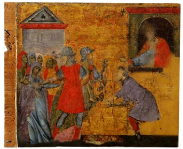Guido Da Siena - Massacre of the Innocents - WGA10981. Free illustration for personal and commercial use.
