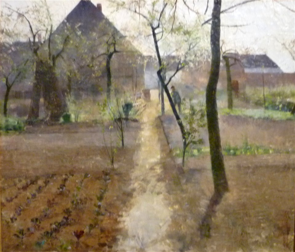 Guillaume Van Strydonck (1884) - Moestuin in de lente (Machelen)