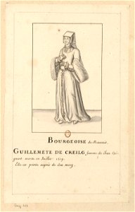 Guillemette de Creilg, femme de Jean Caignart