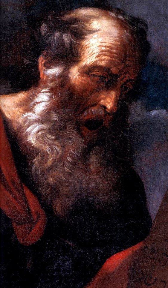 Guido Reni - Moses with the Tables of the Law (detail) - WGA19290
