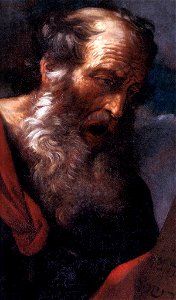 Guido Reni - Moses with the Tables of the Law (detail) - WGA19290. Free illustration for personal and commercial use.