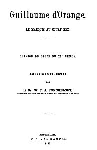 Guillaume d’Orange, le marquis au court nez (trad. Jonckbloet) (page 4 crop)