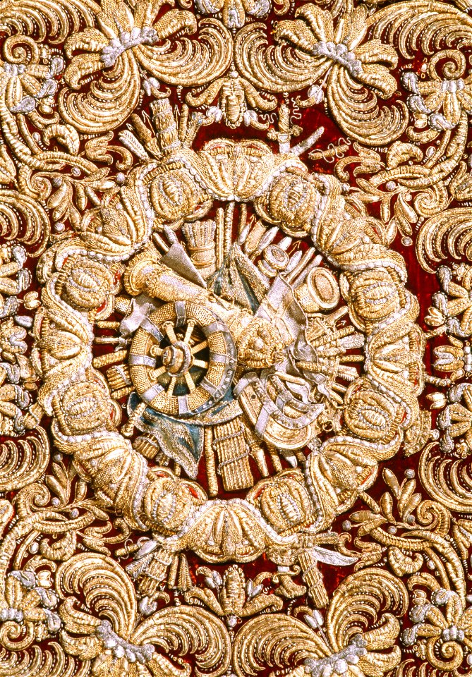 Guld- och silverbroderier från 1650 - Livrustkammaren - 38827