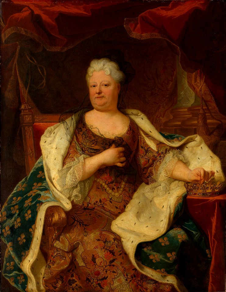Guillemard (active 1714) - Elizabeth Charlotte, Duchess of Orleans (1652-1722) - RCIN 404694 - Royal Collection