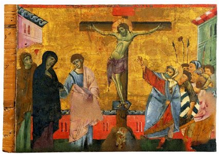 Guido Da Siena - Crucifixion - WGA10990. Free illustration for personal and commercial use.