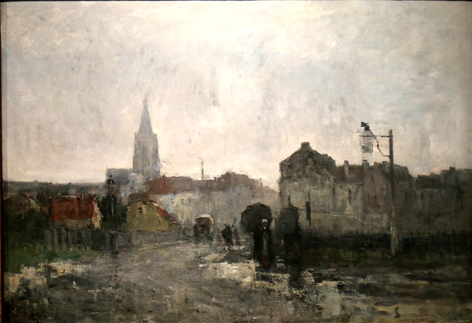 Guillaume Vogels-Ixelles, matinée pluvieuse