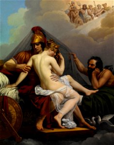 Guillemot, Alexandre Charles - Mars and Venus Surprised by Vulcan - Google Art Project. Free illustration for personal and commercial use.