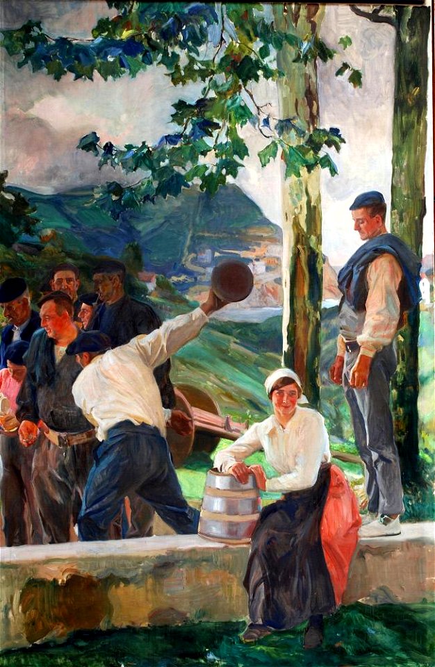 Guipúzcoa. Los bolos, por Joaquín Sorolla