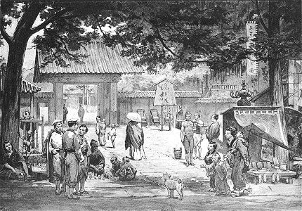 Guimet - Promenades japonaises, 1880 (page 106 crop)