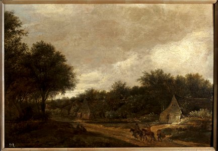 Guilliam Du Bois - Road in the countryside - M.Ob.2736 MNW - National Museum in Warsaw