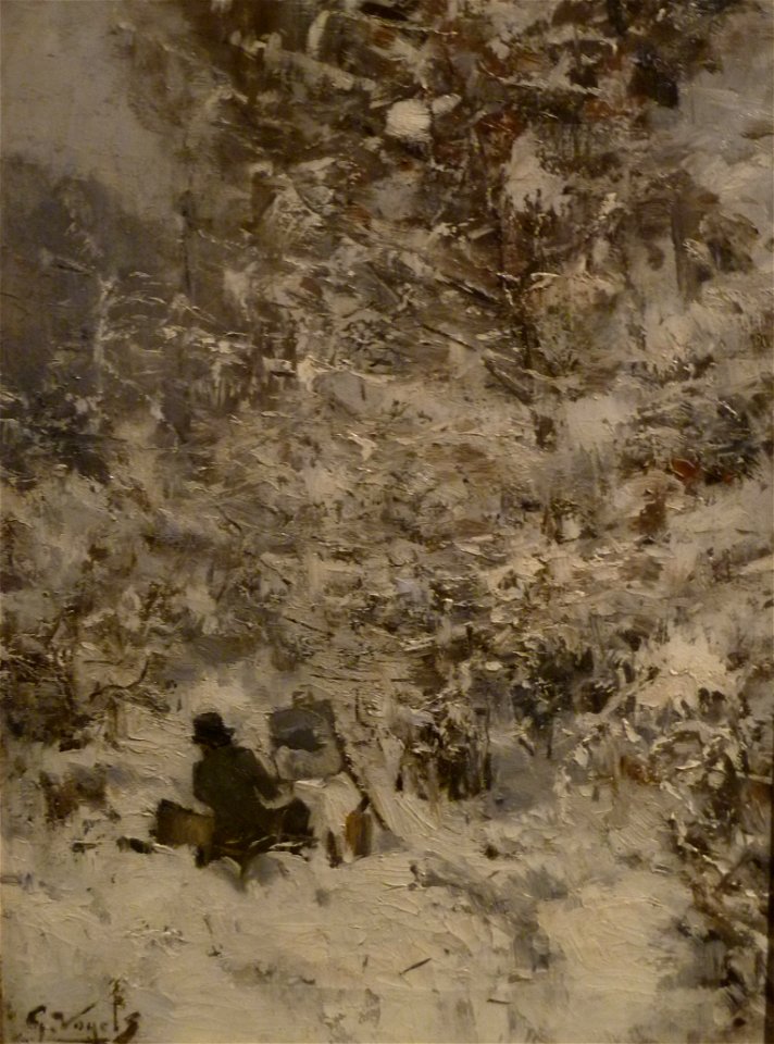 Guillaume Vogels (1881) - Pantazis in de sneeuw