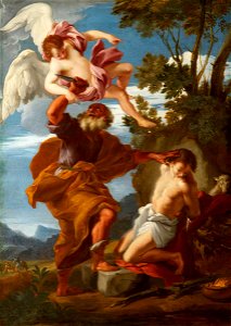 Guillaume Courtois (1628-1679) - The Sacrifice of Isaac - 1530092 - National Trust