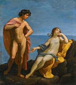 Guido Reni - Bacchus and Ariadne. Free illustration for personal and commercial use.